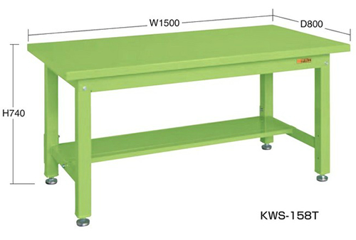 重量作業台KWタイプ中板1枚付 KW-158T | 中古物流機器.com - 豊富な機器を中古ならでは価格でご提供。